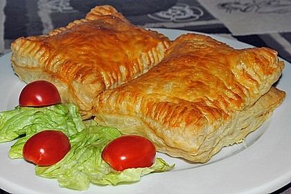 Schinken - K&auml;se Bl&auml;tterteigtaschen 10