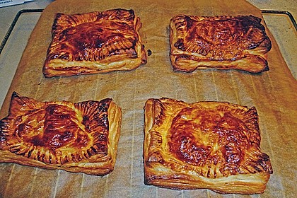 Schinken - K&auml;se Bl&auml;tterteigtaschen 13