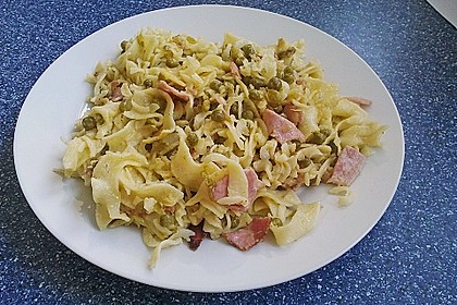 Erbsen - Schinken - Nudeln 2