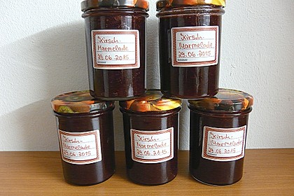 Kirschmarmelade 9