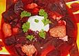 Lachseintopf mit Orange und Roter Bete
