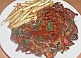 Rumpsteak mit Sherry - Schalotten und Champignons