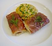 King - Klipp - Saltimbocca auf Lauch - Linsen (Bild)