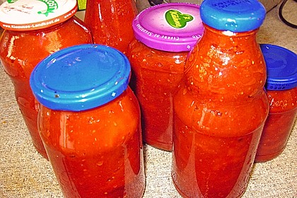 Selbst gemachter Ketchup 16