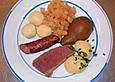 Fleisch - Mehlkl&ouml;&szlig;e - Eintopf