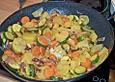 Lauwarmer Gem&uuml;se - Curry - Salat