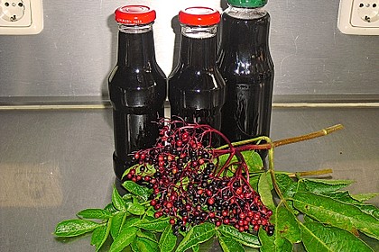 Holundersaft bei Erkältung / Basissaft 3