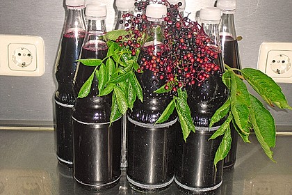 Holundersaft bei Erkältung / Basissaft 4