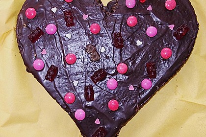 Bunter Geburtstagskuchen mit Waffelr&ouml;llchen - Mandel - Kerzen 47