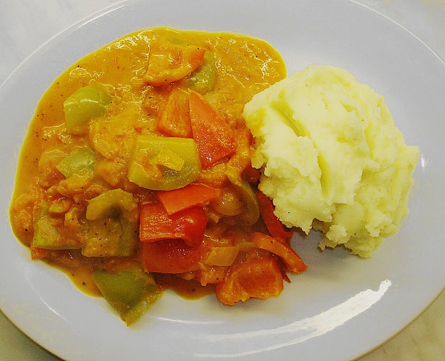 Zigeunergemüse mit Kartoffelpüree (Rezept mit Bild) | Chefkoch.de