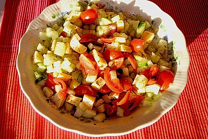 Gurken - Tomatensalat 3