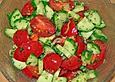 Gurken - Tomatensalat