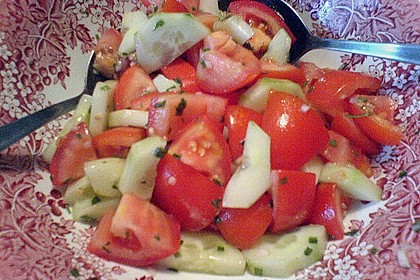 Gurken - Tomatensalat 9