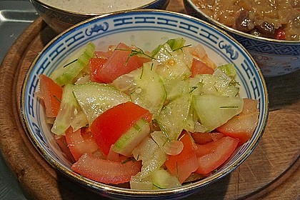 Gurken - Tomatensalat 12