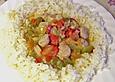 Paprikagem&uuml;se mit Bratwurstb&auml;llchen