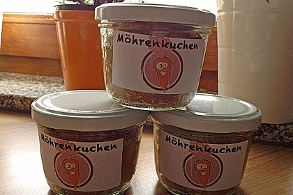 Möhrenkuchen im Glas 14
