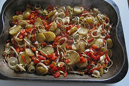 Kartoffel - Gem&uuml;se - Pfanne aus dem Backofen 1