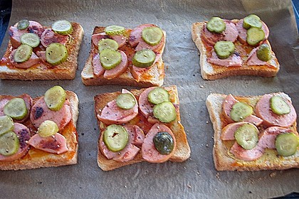 Fleischwurst - Toast 2