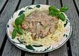 Puten - Tomaten - Ragout mit Nudeln