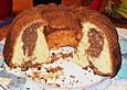 Marmorkuchen im Gugelhupf
