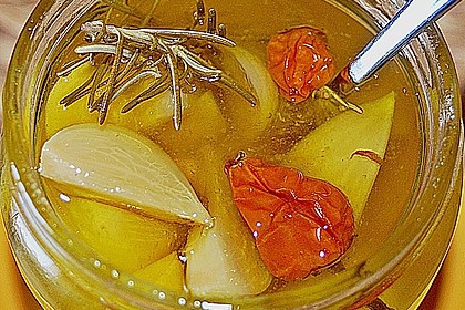 Eingelegter Knoblauch mit Ingwer 2