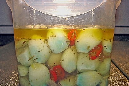 Eingelegter Knoblauch mit Ingwer 5