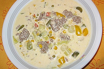 Bunte K&auml;sesuppe 4
