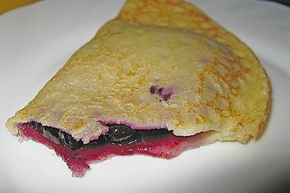 Eierpfannkuchen mit Blaubeeren 1