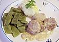 Schweinefilet in Knoblauchsauce