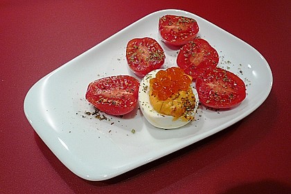 Gef&uuml;llte Eier mit Paprika 1