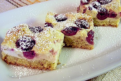 Kirsch - Topfenkuchen 1
