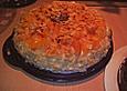 Pfirsichtorte mit Choco-Crossies