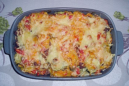 Zucchini - Nudel - Auflauf