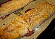 Topfenstrudel mit Fr&uuml;chten