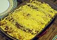 &Uuml;berbackene Pfannkuchenrollen mit Spinatf&uuml;llung
