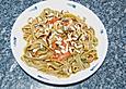 Bandnudeln mit Pinienkernsauce