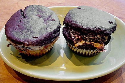 Schokoladen - K&auml;sekuchen - Muffins