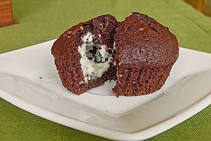 Schokoladen - K&auml;sekuchen - Muffins 4