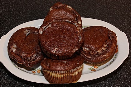 Schokoladen - K&auml;sekuchen - Muffins 6
