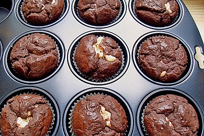 Schokoladen - K&auml;sekuchen - Muffins 7