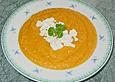 M&ouml;hrensuppe mit Fetast&uuml;ckchen