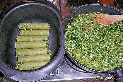 Vegetarische Gem&uuml;se - Pilz - Cannelloni