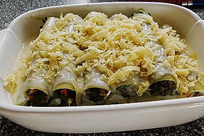 Vegetarische Gem&uuml;se - Pilz - Cannelloni 3