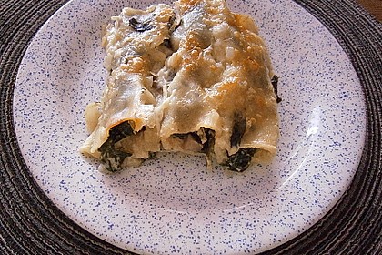 Vegetarische Gem&uuml;se - Pilz - Cannelloni 6