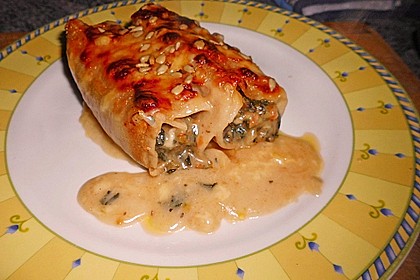 Vegetarische Gem&uuml;se - Pilz - Cannelloni 7