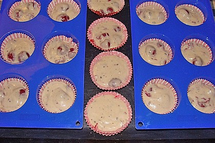 Stracciatella - Kirsch Muffins 72