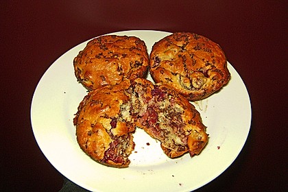 Stracciatella - Kirsch Muffins 24