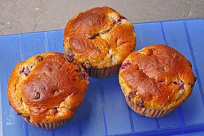 Stracciatella - Kirsch Muffins 32