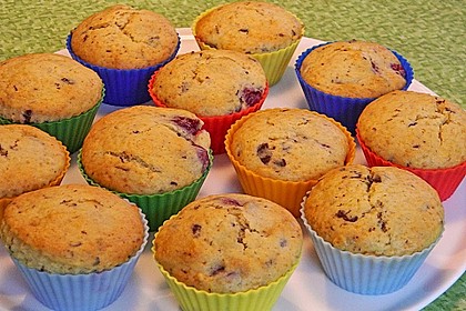 Stracciatella - Kirsch Muffins 16