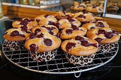 Stracciatella - Kirsch Muffins 15